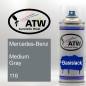 Preview: Mercedes-Benz, Medium Gray, 116: 400ml Sprühdose, von ATW Autoteile West.